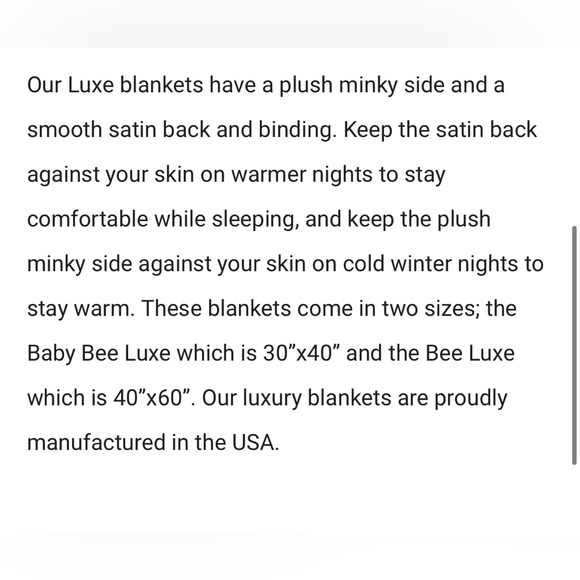 Bumblito Bee Luxe Blanket - Plush Minky & Smooth Satin - 40”x60” - Haulin’ - Picture 6 of 6